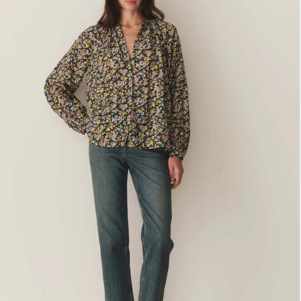 DOEN ‘Jill’ Oversized Blouse in Blossom Breeze • XS/S